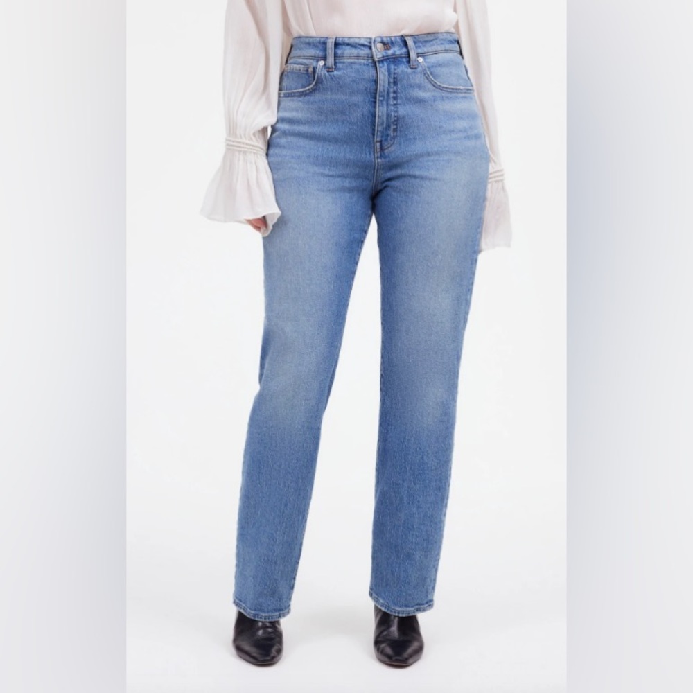 Madewell "Curvy 90's Straight" Jeans - Picture 3 of 11